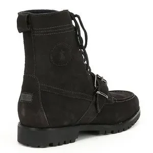 NEW Polo Ralph Lauren Men’s Ranger Suede Leather Combat Boots Lug Sole Black 8.5 Polo Ralph Lauren | Shoes | New Polo Ralph Lauren Mens  main image 2